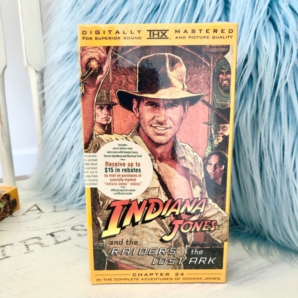 Indiana Jones,‎ VHS, Trilogy, 3 Movie, Box Set, Vintage, 1999, Good Condition - Picture 8 of 16